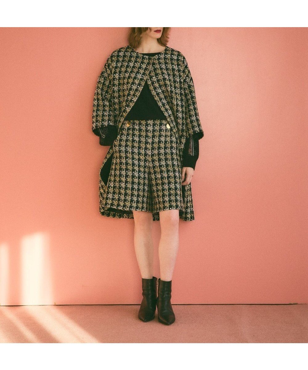 【グレース コンチネンタル/GRACE CONTINENTAL】のシャイニーツイードコート インテリア・キッズ・メンズ・レディースファッション・服の通販 founy(ファニー) 　ファッション　Fashion　レディースファッション　Fashion for Women　アウター　Coat / Outerwear Collection　コート・ロングコート・ピーコート　Long Coats, Peacoats & More　レディースジャケット・軽アウター　Jackets　イタリア　Italy　クラシック　Classic, Timeless Style　シャイニー　Shiny, Glossy Finish　ジャケット　Jacket, Outerwear　ツイード　Twill, Twill Weave　A/W・秋冬　Autumn/Winter　ネイビー|ID: prp329100004787094 ipo3291000000034745641