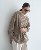 【イェッカ ヴェッカ/YECCA VECCA】のケーブルニット Mocha|ID: prp329100004787095 ipo3291000000034745643