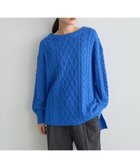 【イェッカ ヴェッカ/YECCA VECCA】のケーブルニット Blue|ID: prp329100004787095 ipo3291000000034745644