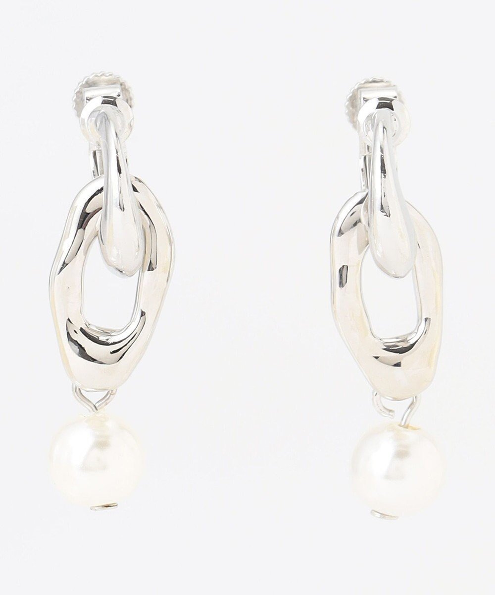 【エニー/ANY】の【WEB限定】スイングパールイヤリング インテリア・キッズ・メンズ・レディースファッション・服の通販 founy(ファニー) 　ファッション　Fashion　レディースファッション　Fashion for Women　ジュエリー　Jewelry　ファッションリング　Fashion Rings　イヤリング・フープ・ドロップタイプ　Hoop, Drop & Clip Earrings　アクセサリー　Fashion Accessories　イヤリング　Earrings　パール　Pearl, Pearl Accent　メタル　Metal, Metal Parts　再入荷　Restock / Back in Stock　エレガント 上品　Elegant　セレモニー　Ceremony　シルバー|ID: prp329100004787103 ipo3291000000034745671