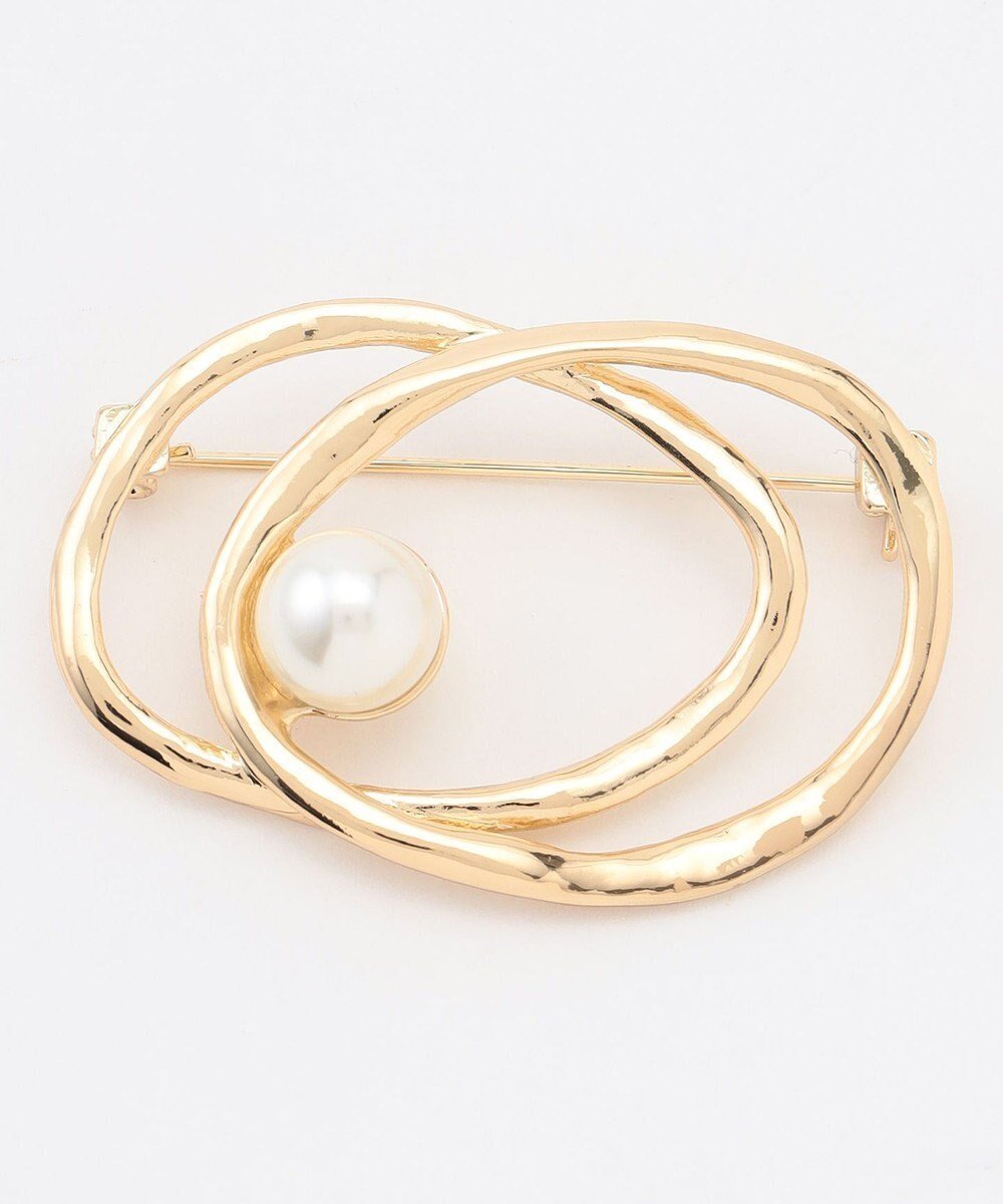 【エニー/ANY】のダブルサークルブローチ インテリア・キッズ・メンズ・レディースファッション・服の通販 founy(ファニー) ファッション Fashion レディースファッション Fashion for Women アクセサリー Fashion Accessories パール Pearl, Pearl Accent ブローチ Brooch, Pin Brooch 再入荷 Restock / Back in Stock セレモニー Ceremony ゴールド|ID: prp329100004787109 ipo3291000000034745688