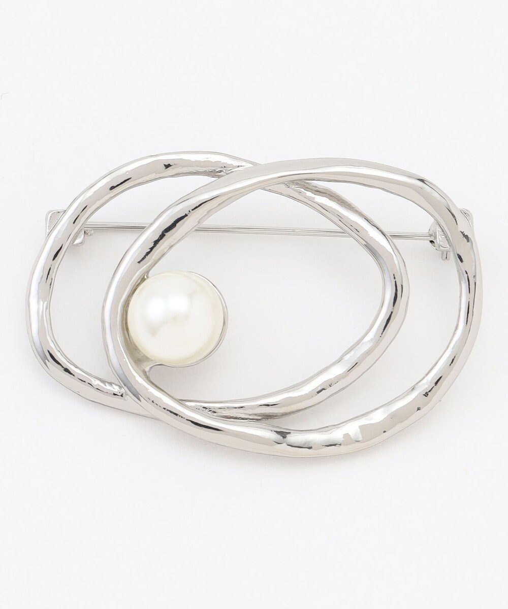 【エニー/ANY】のダブルサークルブローチ インテリア・キッズ・メンズ・レディースファッション・服の通販 founy(ファニー) ファッション Fashion レディースファッション Fashion for Women アクセサリー Fashion Accessories パール Pearl, Pearl Accent ブローチ Brooch, Pin Brooch 再入荷 Restock / Back in Stock セレモニー Ceremony シルバー|ID: prp329100004787109 ipo3291000000034745689
