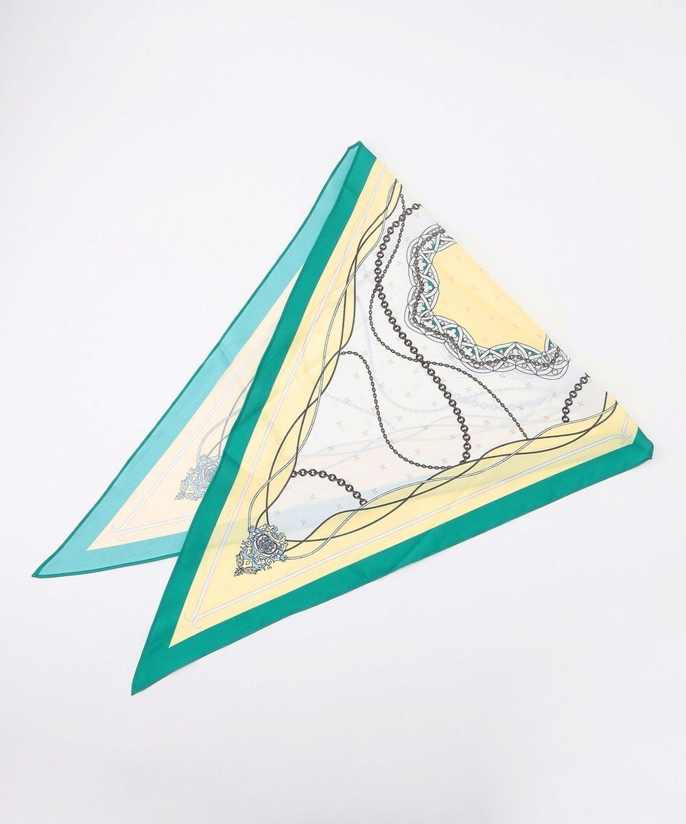 【エニー/ANY】のダイヤスカーフ インテリア・キッズ・メンズ・レディースファッション・服の通販 founy(ファニー) ファッション Fashion レディースファッション Fashion for Women スカーフ Scarf, Neckwear スクエア Square, Square Shape チェーン Chain, Chain Strap バンダナ Bandana, Head Scarf ワンポイント One Point, Statement Accent 再入荷 Restock / Back in Stock セレモニー Ceremony グリーン系|ID: prp329100004787110 ipo3291000000035697693