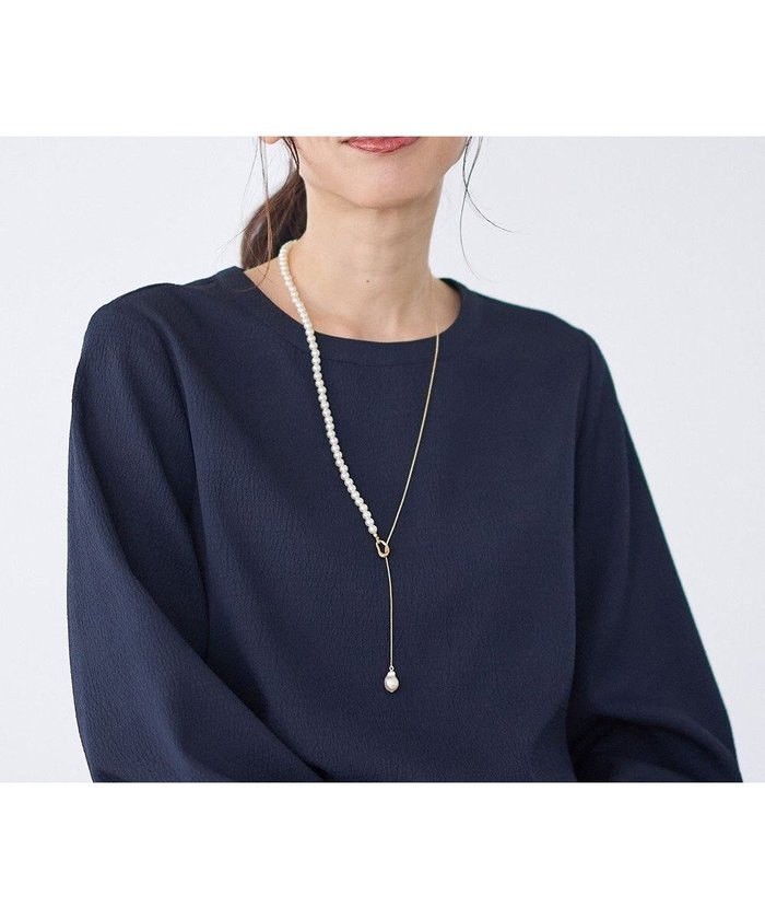 【エニー/ANY】のパールラリエットネックレス インテリア・キッズ・メンズ・レディースファッション・服の通販 founy(ファニー) https://founy.com/ ファッション Fashion レディースファッション Fashion for Women ジュエリー Jewelry ネックレス Necklaces & Pendants アクセサリー Fashion Accessories コンビ Combo, Combination Style セレモニー Ceremony チェーン Chain, Chain Strap ネックレス Necklace, Pendant Necklace パール Pearl, Pearl Accent エレガント 上品 Elegant 再入荷 Restock / Back in Stock |ID: prp329100004787113 ipo3291000000034745698