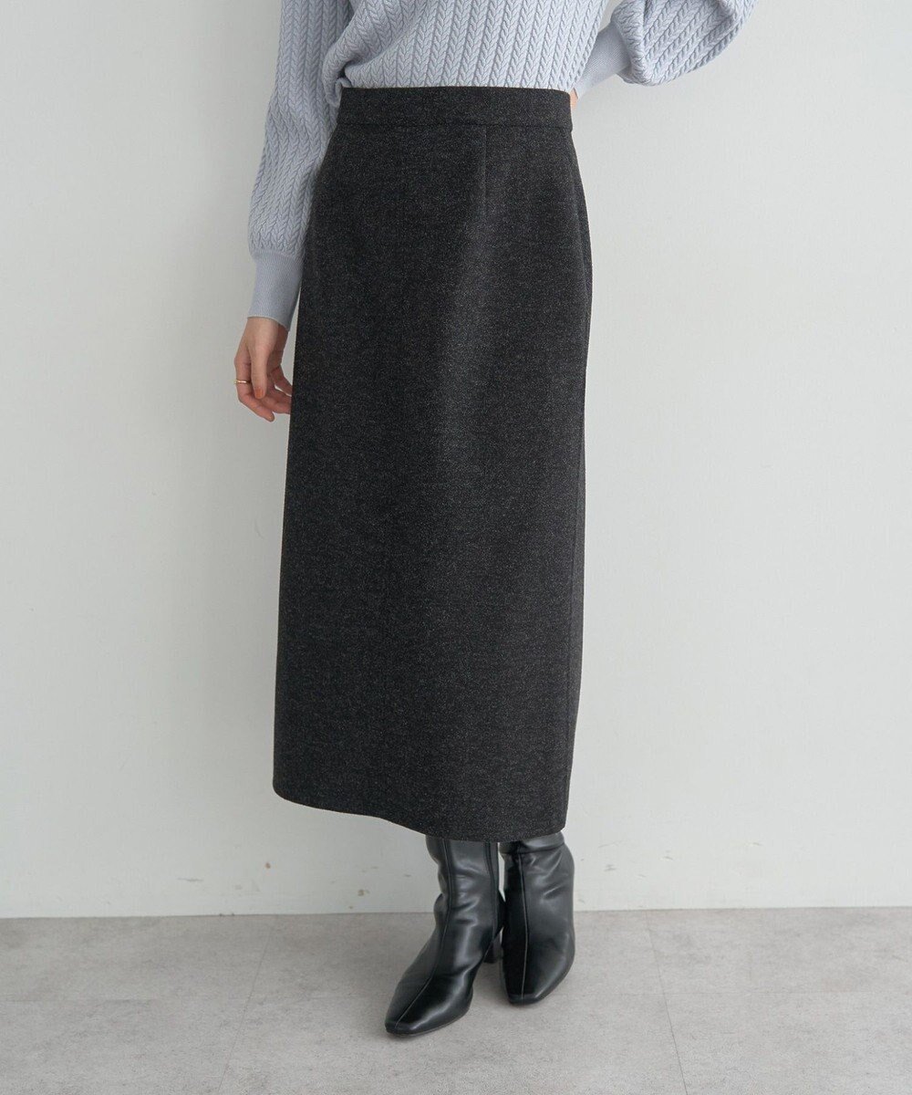 【イェッカ ヴェッカ/YECCA VECCA】のメルトンナロースカート 人気、トレンドファッション・服の通販 founy(ファニー) 　ファッション　Fashion　レディースファッション　Fashion for Women　スカート　Skirts　おすすめ　Recommended / Our Picks　ウォーム　Warm Fabric　バランス　Balance, Style Balance　ポケット　Pocket, Pocket Detail　メルトン　Melton, Heavy Wool　A/W・秋冬　Autumn/Winter　 other-1|ID: prp329100004787118 ipo3291000000034745716