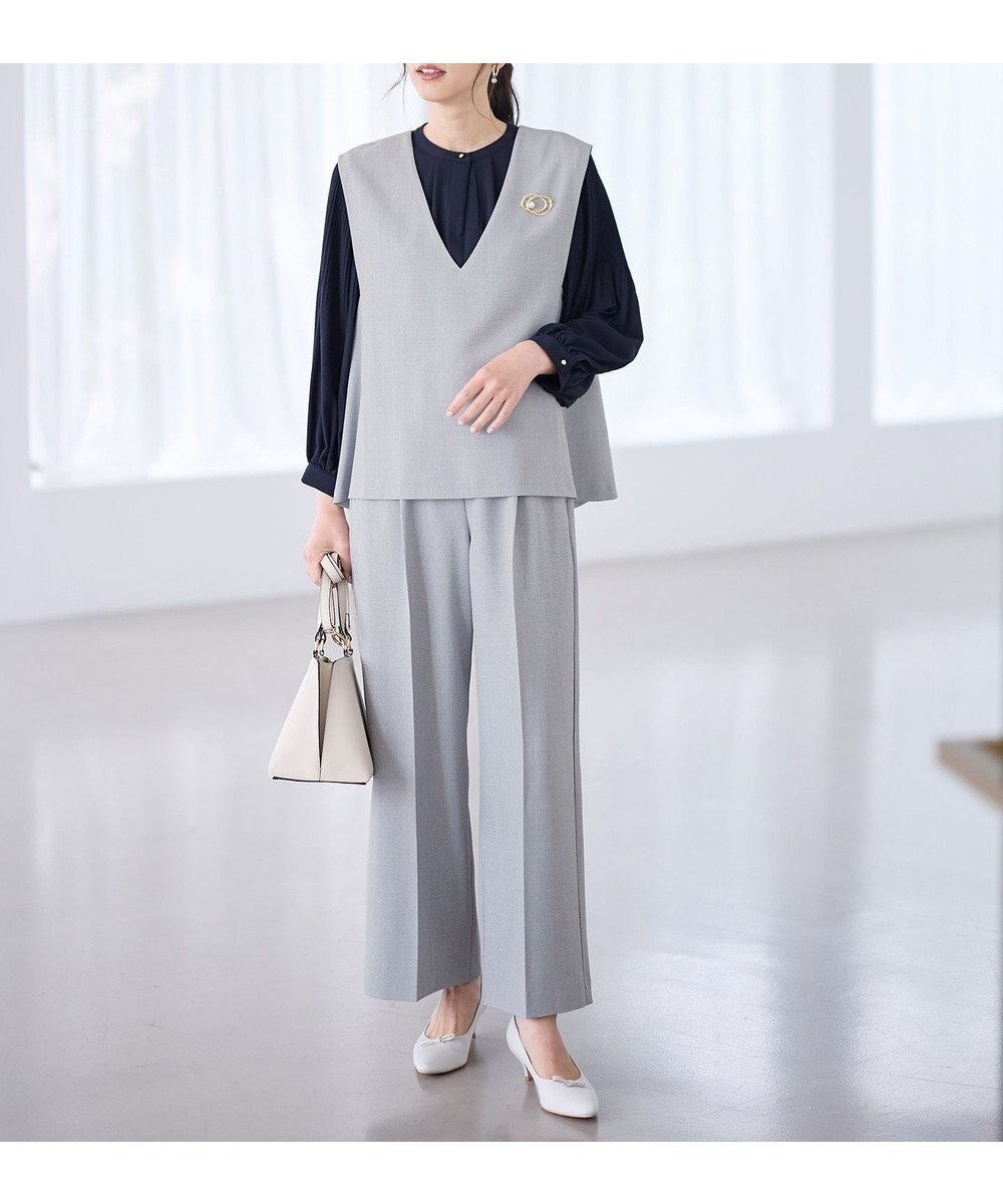 【エニー/ANY】の【2SET】ハンサムジレ×ワイドパンツセット 人気、トレンドファッション・服の通販 founy(ファニー) ファッション Fashion レディースファッション Fashion for Women アウター Coat / Outerwear Collection セットアップ Matching Sets レディースパンツ・ボトムス Pants & Trousers / Bottoms インナー Innerwear 春 Spring 洗える Machine Washable ストレッチ Stretch, Stretchy Fabric セットアップ Set-Up, Coordinated Outfit センター Center, Center Line ミックス Mix, Mixed Style ワイド Wide, Wide Fit S/S・春夏 SS, Spring/Summer, Warm Season おすすめ Recommended / Our Picks 夏 Summer エレガント 上品 Elegant セレモニー Ceremony other-1|ID: prp329100004787119 ipo3291000000034745720