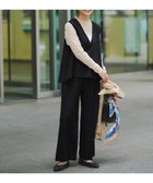 【エニー/ANY】の【2SET】ハンサムジレ×ワイドパンツセット ブラック|ID: prp329100004787119 ipo3291000000035574941