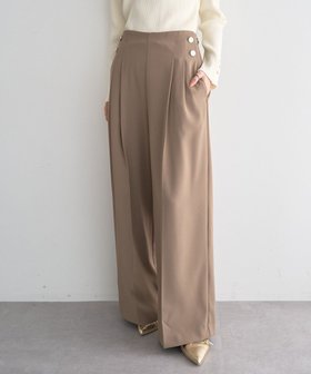 【イェッカ ヴェッカ/YECCA VECCA】の金釦ワイドパンツ 人気、トレンドファッション・服の通販 founy(ファニー) ファッション Fashion レディースファッション Fashion for Women パンツ Pants & Trousers センター Center, Center Line フロント Front, Front Design ポケット Pocket, Pocket Detail メタル Metal, Metal Parts ワイド Wide, Wide Fit A/W・秋冬 Autumn/Winter |ID:prp329100004787123