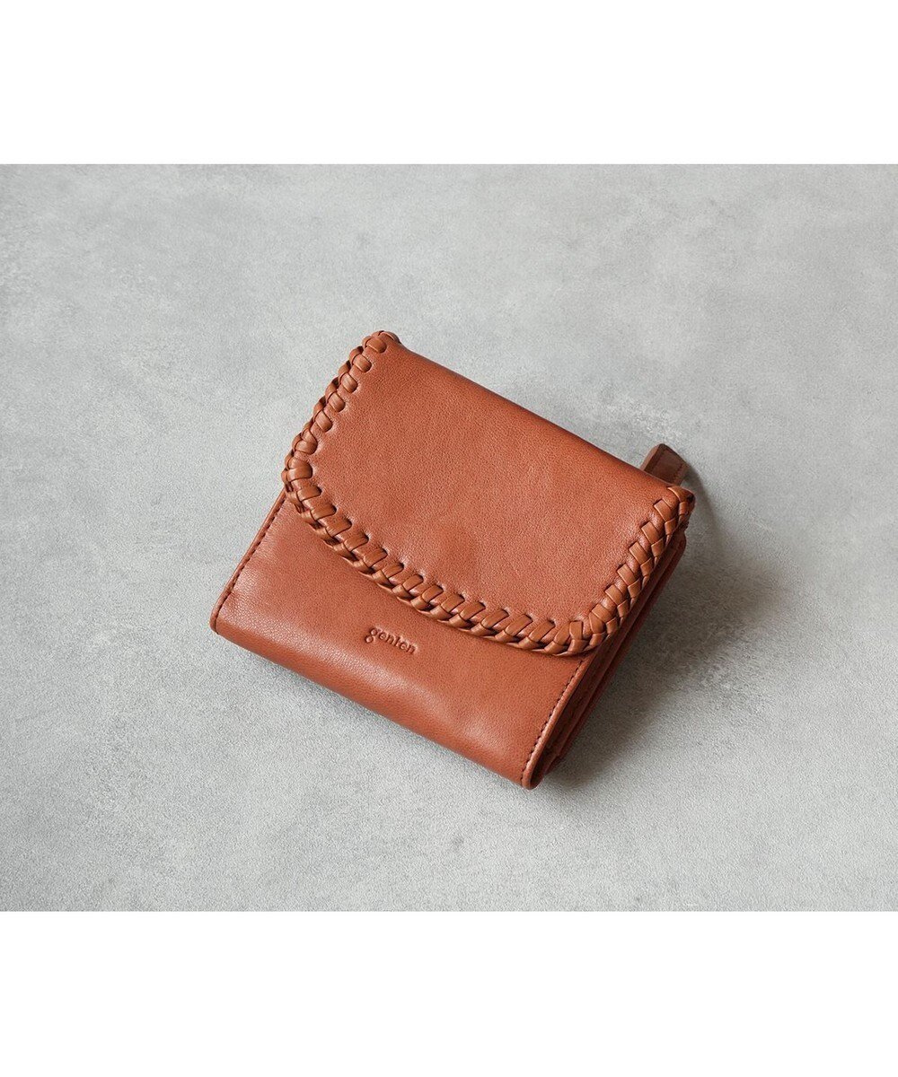 【ゲンテン/genten】のウールシープソフト 二つ折り財布 インテリア・キッズ・メンズ・レディースファッション・服の通販 founy(ファニー) ファッション Fashion レディースファッション Fashion for Women ミニ財布・二つ折り財布 Wallets & Card Cases 財布 Wallet, Purse フラップ Flap, Flap Pocket ポケット Pocket, Pocket Detail チャ|ID: prp329100004787125 ipo3291000000035582287