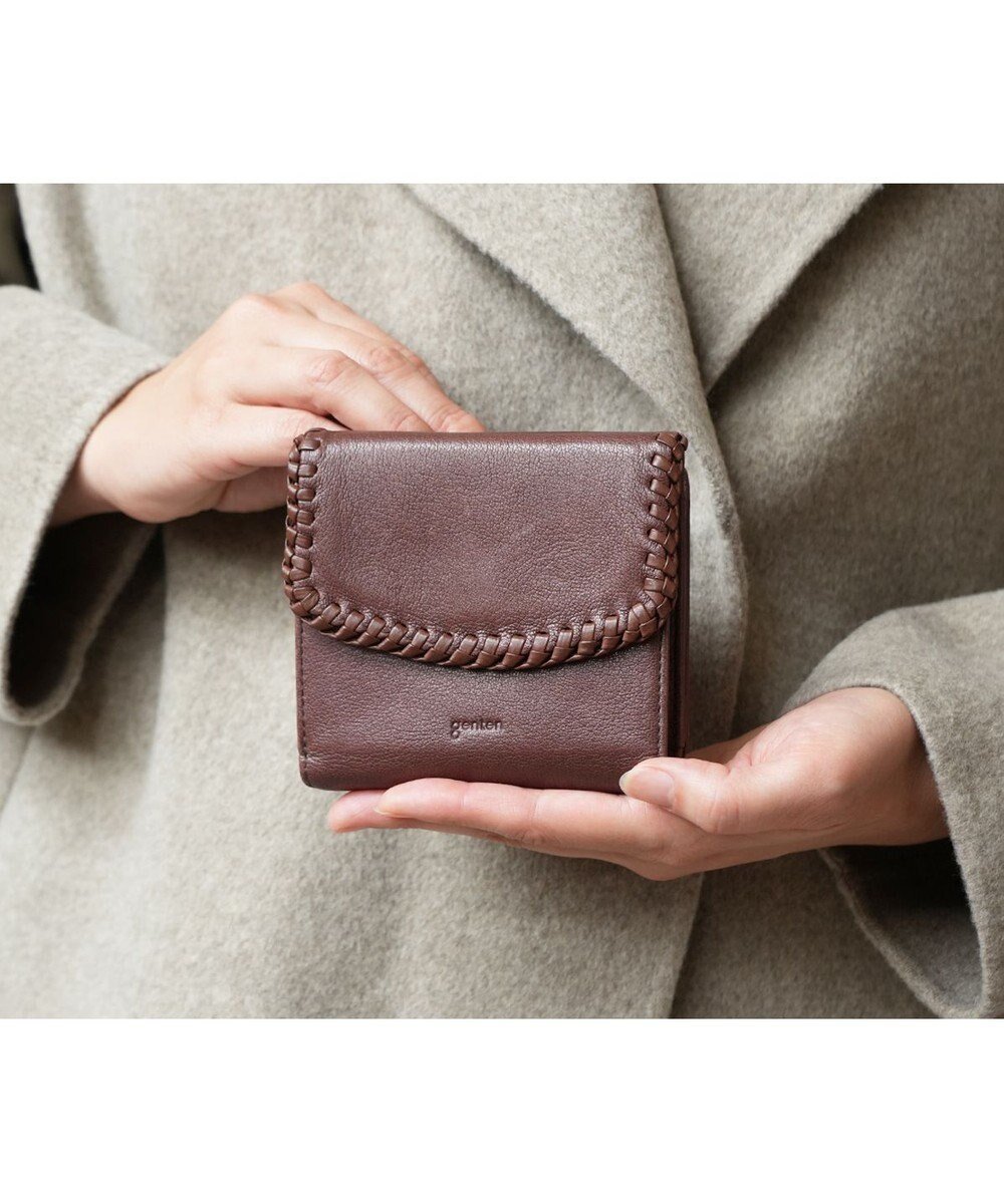 【ゲンテン/genten】のウールシープソフト 二つ折り財布 インテリア・キッズ・メンズ・レディースファッション・服の通販 founy(ファニー) ファッション Fashion レディースファッション Fashion for Women ミニ財布・二つ折り財布 Wallets & Card Cases 財布 Wallet, Purse フラップ Flap, Flap Pocket ポケット Pocket, Pocket Detail ノウチャ|ID: prp329100004787125 ipo3291000000035582290