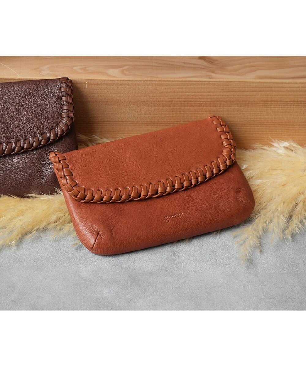 【ゲンテン/genten】のウールシープソフト ポーチ 人気、トレンドファッション・服の通販 founy(ファニー) 　ファッション　Fashion　レディースファッション　Fashion for Women　ミニ財布・二つ折り財布　Wallets & Card Cases　ポーチ&ミニバッグ　Pouches & Mini Bags　財布　Wallet, Purse　フラップ　Flap, Flap Pocket　ポケット　Pocket, Pocket Detail　ポーチ　Pouch, Small Case　 other-1|ID: prp329100004787126 ipo3291000000034745744