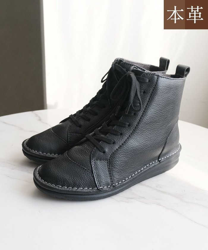 【ポインター/Pointer】の本革軽量ブーツ レディース インテリア・キッズ・メンズ・レディースファッション・服の通販 founy(ファニー) https://founy.com/ ファッション Fashion レディースファッション Fashion for Women 軽量 Lightweight, Ultra Light ショート Short, Short Length A/W・秋冬 Autumn/Winter |ID: prp329100004787127 ipo3291000000034745748