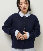 【グリーンパークス/Green Parks】の金釦コンパクトニットカーディガン 人気、トレンドファッション・服の通販 founy(ファニー) ファッション Fashion レディースファッション Fashion for Women トップス・カットソー Cut & Sew Tops ニット Knit Tops & Sweaters カーディガン・羽織り Layered Style Cardigans おすすめ Recommended / Our Picks アクセサリー Fashion Accessories カーディガン Cardigan, Knitwear コンパクト Compact, Small Size セーター Sweater, Knitwear ポケット Pocket, Pocket Detail A/W・秋冬 Autumn/Winter thumbnail Navy|ID: prp329100004787140 ipo3291000000035539869