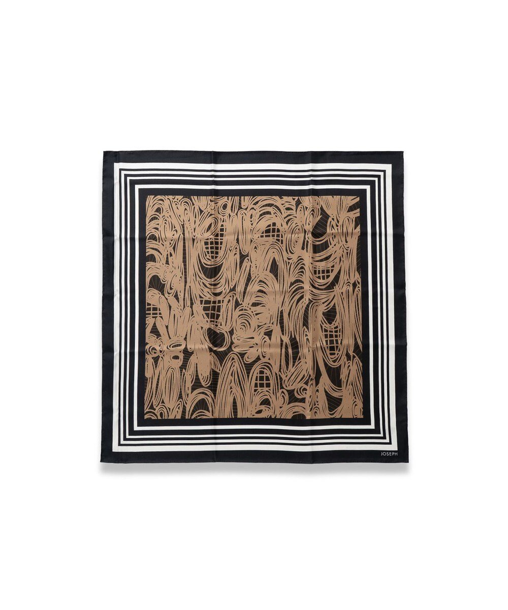 【ジョゼフ/JOSEPH】のシルクスカーフ BRIAR インテリア・キッズ・メンズ・レディースファッション・服の通販 founy(ファニー) 　ファッション　Fashion　レディースファッション　Fashion for Women　ショール　Shawl, Wrap　シルク　Silk, 100% Silk　シンプル　Simple, Minimal　スカーフ　Scarf, Neckwear　ストール　Stole, Wrap　パターン　Pattern, Design Print　プリント　Print, Printed Pattern　モダン　Modern, Contemporary　リボン　Ribbon, Bow　夏　Summer　S/S・春夏　SS, Spring/Summer, Warm Season　A/W・秋冬　Autumn/Winter　Powder/Cocoa|ID: prp329100004787145 ipo3291000000034745839