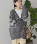 【アメリカンホリック/AMERICAN HOLIC】のアソート柄シャギーニットカーディガン Gray Mixture|ID: prp329100004787147 ipo3291000000034745851