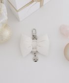 【メゾンドフルール/Maison de FLEUR】のボリュームリボンチャーム Ivory|ID: prp329100004787149 ipo3291000000034745860