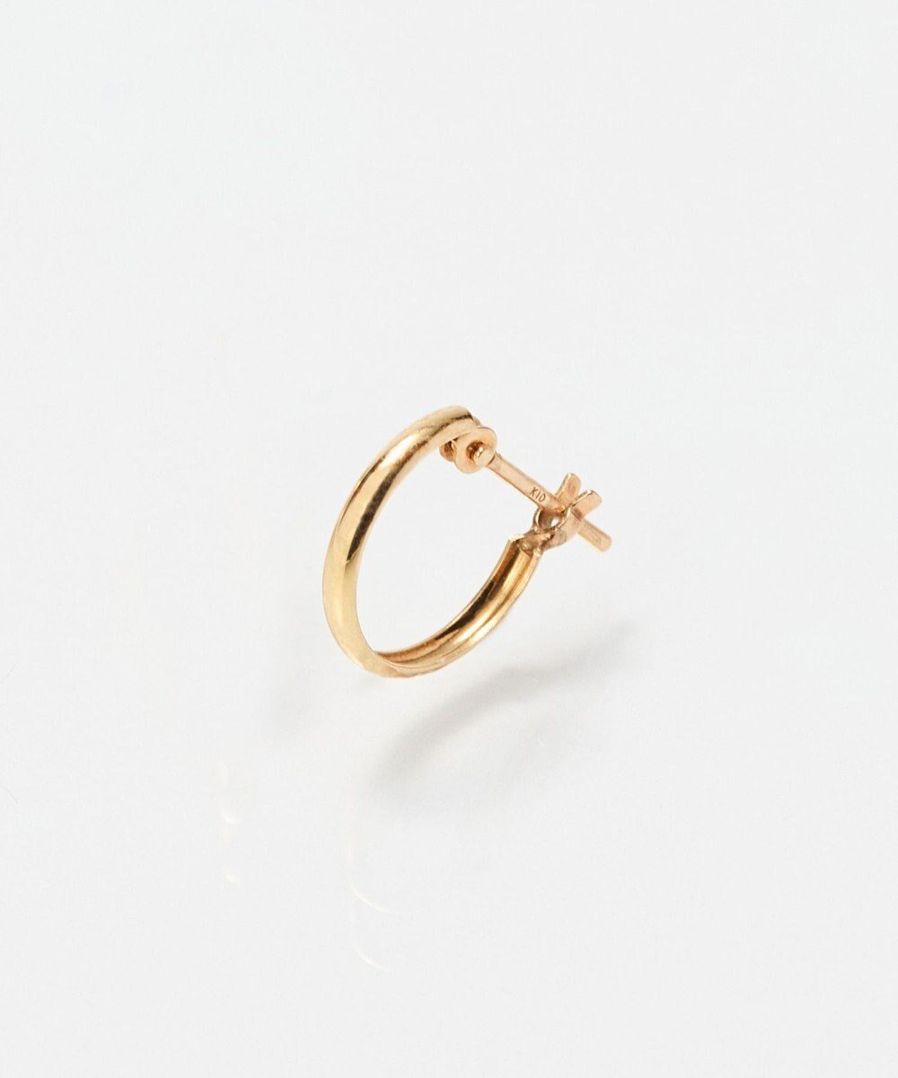 【フィービィー/phoebe】の【K10】ディアフープピアス ゴールド(片耳) インテリア・キッズ・メンズ・レディースファッション・服の通販 founy(ファニー) 　ファッション　Fashion　レディースファッション　Fashion for Women　アクセサリー　Fashion Accessories　片耳　One-Ear, Single Earring　シンプル　Simple, Minimal　ジュエリー　Jewelry, Accessories　ジュエル　Jewel, Gemstone　フープ　Hoop, Hoop Earrings　ボックス　Boxy, Box Shape　ゴールド|ID: prp329100004787156 ipo3291000000034745894