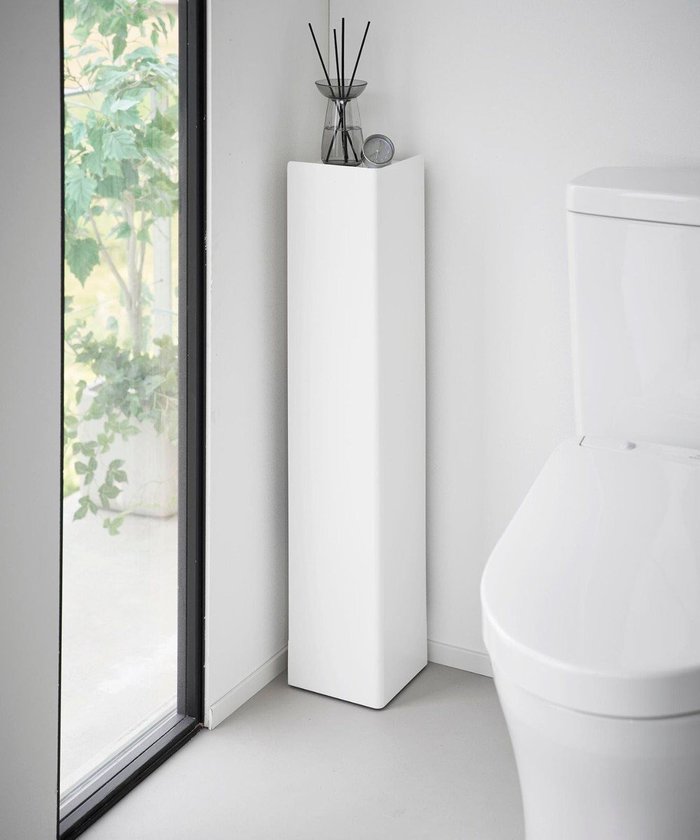 【タワー/tower / KIDS】のキャスター付きスリムトイレラック タワー ホワイト インテリア・キッズ・メンズ・レディースファッション・服の通販 founy(ファニー) https://founy.com/ ファッション Fashion キッズファッション Fashion for Kids マグネット Magnet, Magnetic Closure |ID: prp329100004789528 ipo3291000000034756852