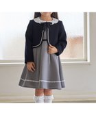 【エニィ/ANY / KIDS】の【2点セット】ノーカラー ボレロジャケット+襟付き ワンピース グレー|ID: prp329100004789532 ipo3291000000034756862