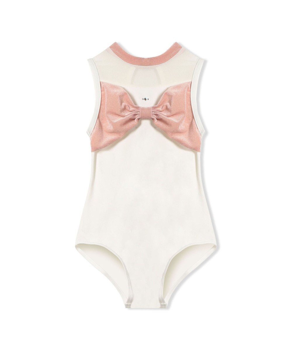 【チャコット/Chacott / KIDS】のハイネックレオタード インテリア・キッズ・メンズ・レディースファッション・服の通販 founy(ファニー) ファッション Fashion キッズファッション Fashion for Kids ストーン Stone, Gem-Like ハイネック High Neck, Mock Neck ベビー Baby, Babywear リボン Ribbon, Bow ワンポイント One Point, Statement Accent 人気 Popular, Best Seller オフホワイト|ID: prp329100004789542 ipo3291000000034756893