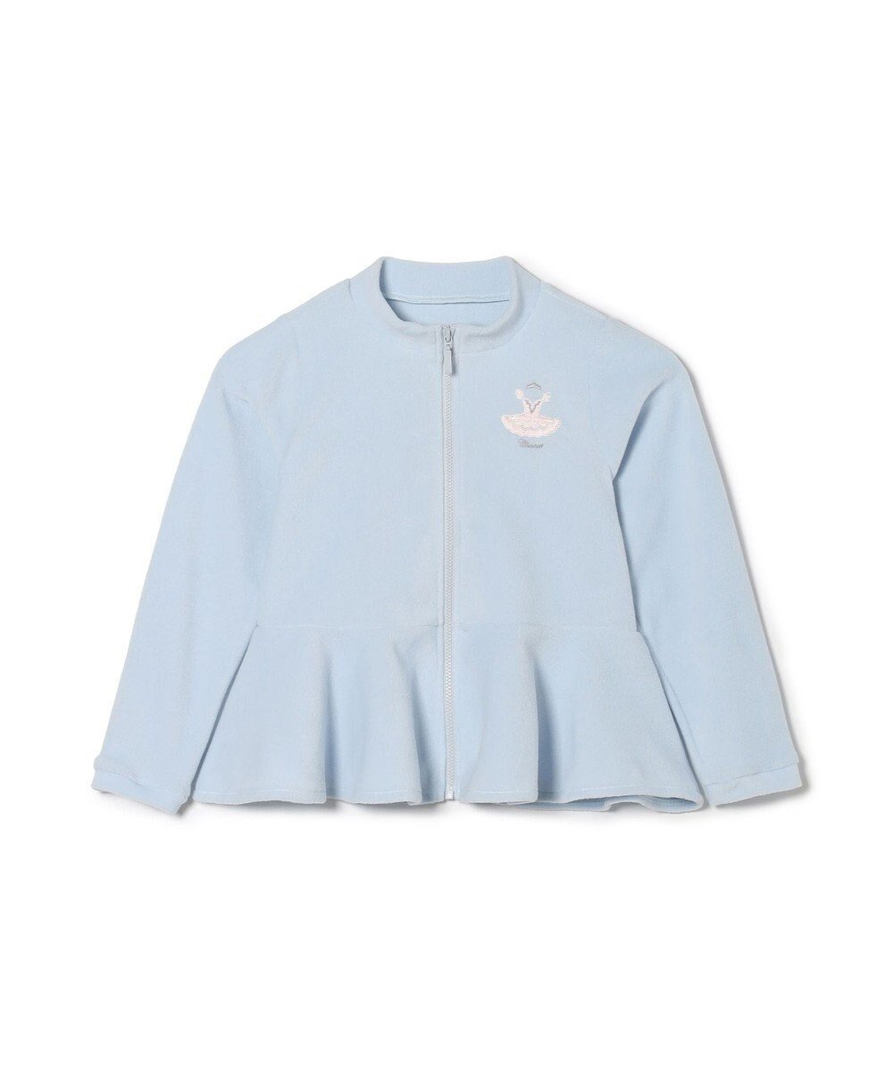 【チャコット/Chacott / KIDS】のウォームアップジャケット インテリア・キッズ・メンズ・レディースファッション・服の通販 founy(ファニー) ファッション Fashion キッズファッション Fashion for Kids アウター Coat Outerwear /Kids トップス・カットソー Cut & Sew Tops ウォーム Warm Fabric フレア Flare, Flared ベビー Baby, Babywear ペプラム Peplum, Flared Hem 軽量 Lightweight, Ultra Light 防寒 Cold Protection, Winter-Ready ベビーブルー|ID: prp329100004789544 ipo3291000000034756902