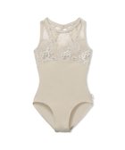 【チャコット/Chacott / KIDS】の【Nela ライン】ジュニア レオタード 人気、トレンドファッション・服の通販 founy(ファニー) ファッション Fashion キッズファッション Fashion for Kids エレガント 上品 Elegant カッティング Cutting Detail チュール Tulip, Tulip Motif ノースリーブ Sleeveless, No-Sleeve ボタニカル Botanical, Floral Pattern thumbnail エバーグリーン|ID: prp329100004789545 ipo3291000000035606147