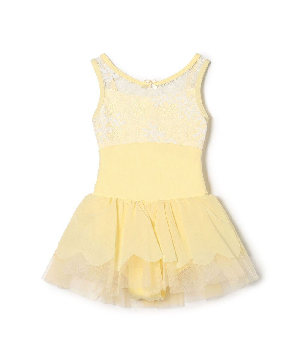 【チャコット/Chacott / KIDS】のスカート付レオタード インテリア・キッズ・メンズ・レディースファッション・服の通販 founy(ファニー) ファッション Fashion キッズファッション Fashion for Kids エレガント 上品 Elegant スカラップ Scallop, Scalloped Edge ストレッチ Stretch, Stretchy Fabric チェック Check, Plaid, Tartan パール Pearl, Pearl Accent リボン Ribbon, Bow レース Lace, Lace Fabric 人気 Popular, Best Seller レモンクリーム|ID: prp329100004789548 ipo3291000000034756917