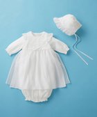 【ミキハウスホットビスケッツ/MIKI HOUSE HOT BISCUITS / KIDS】の【ミキハウス】【50-60cm】セレモニードレスセット【通年向け】 白|ID: prp329100004789559 ipo3291000000034756937