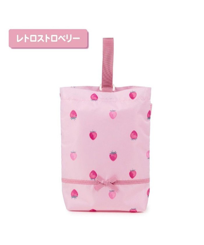 【マザーガーデン/Mother garden / KIDS】のマザーガーデン 野いちご シューズバッグ 《レトロストロベリー柄》 インテリア・キッズ・メンズ・レディースファッション・服の通販 founy(ファニー) https://founy.com/ ファッション Fashion キッズファッション Fashion for Kids ガーデン Garden, Gardening シューズ Shoes, Footwear 入学式 Entrance Ceremony |ID: prp329100004789566 ipo3291000000034756973