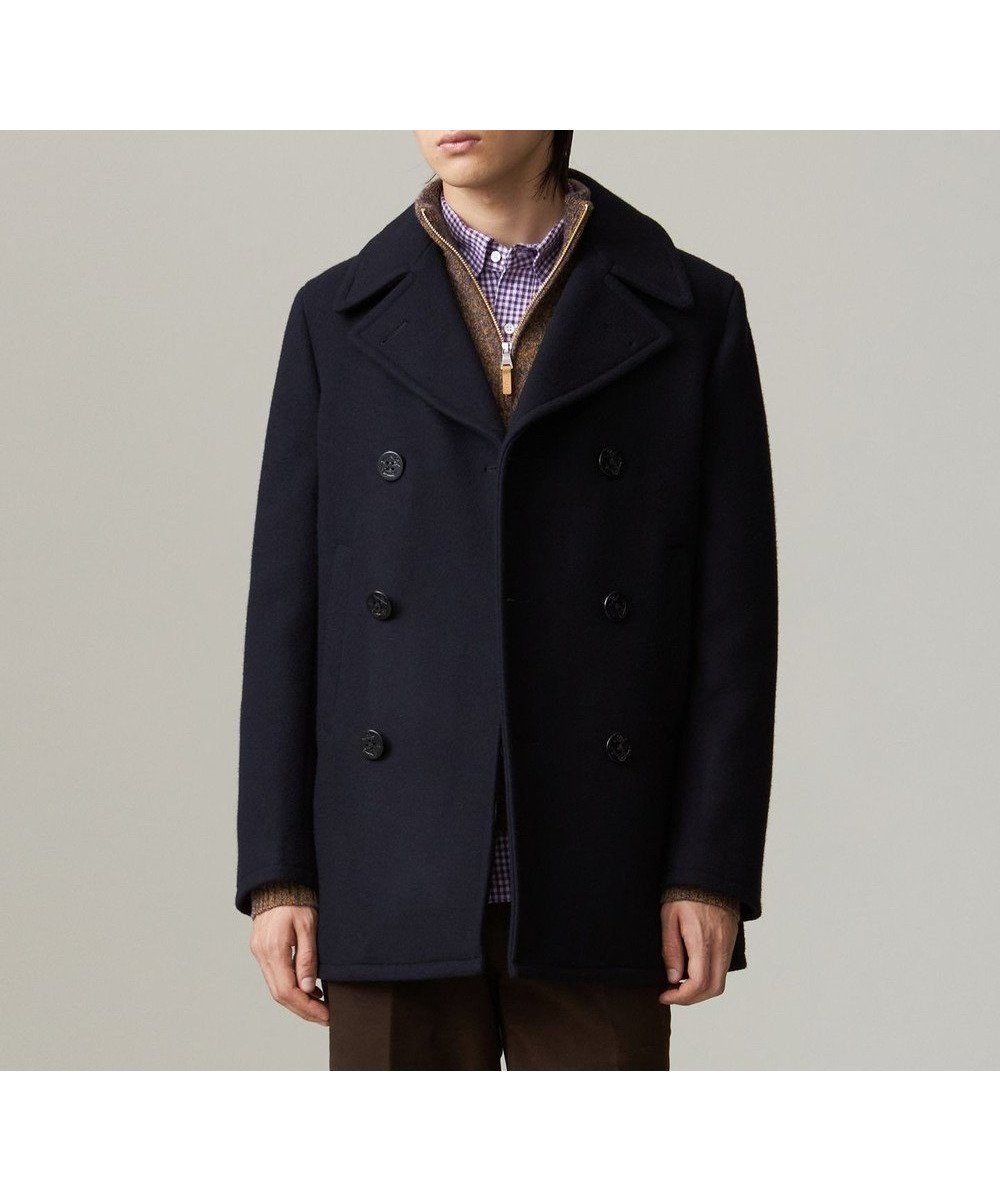 【ジェイ プレス/J.PRESS / MEN】の【定番】メルトンピーコート 人気、トレンドファッション・服の通販 founy(ファニー) 　ファッション　Fashion　メンズファッション　Fashion for Men　アウター　Men's Coats Outerwear　ショルダー　Shoulder, Shoulder Strap　ジャケット　Jacket, Outerwear　スーツ　Suit, Formalwear　ダブル　Double, Double-Breasted　テーラード　Tailored, Tailored Fit　ドレス　Dress, One-Piece　定番　Standard, Basic Item　メルトン　Melton, Heavy Wool　ワーク　Workwear, Utility Style　A/W・秋冬　Autumn/Winter　 other-1|ID: prp329100004789594 ipo3291000000034757064