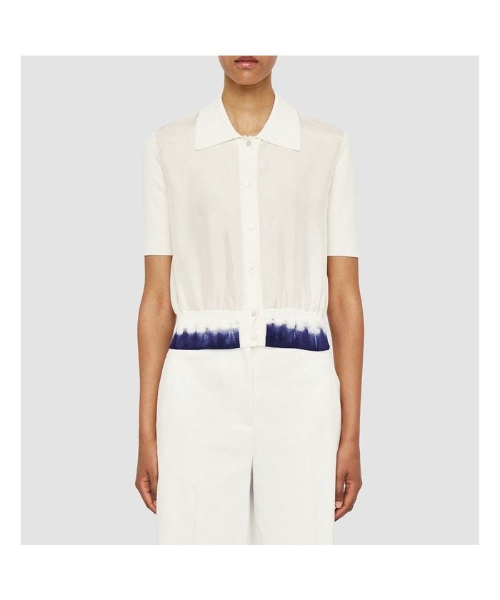 【ジョゼフ/JOSEPH】のニットアンドウーヴン ショートスリーブカーディガン インテリア・キッズ・メンズ・レディースファッション・服の通販 founy(ファニー) https://founy.com/ ファッション Fashion レディースファッション Fashion for Women トップス・カットソー Cut & Sew Tops ニット Knit Tops & Sweaters カーディガン・羽織り Layered Style Cardigans カーディガン Cardigan, Knitwear グラデーション Gradient, Ombre シルク Silk, 100% Silk フィット Fit, Slim Fit レギュラー Regular, Standard Fit ワイドリブ Wide Rib, Wide Ribbed Knit 半袖 Short Sleeve, Half Sleeve 夏 Summer 春 Spring S/S・春夏 SS, Spring/Summer, Warm Season |ID: prp329100004789630 ipo3291000000034757173