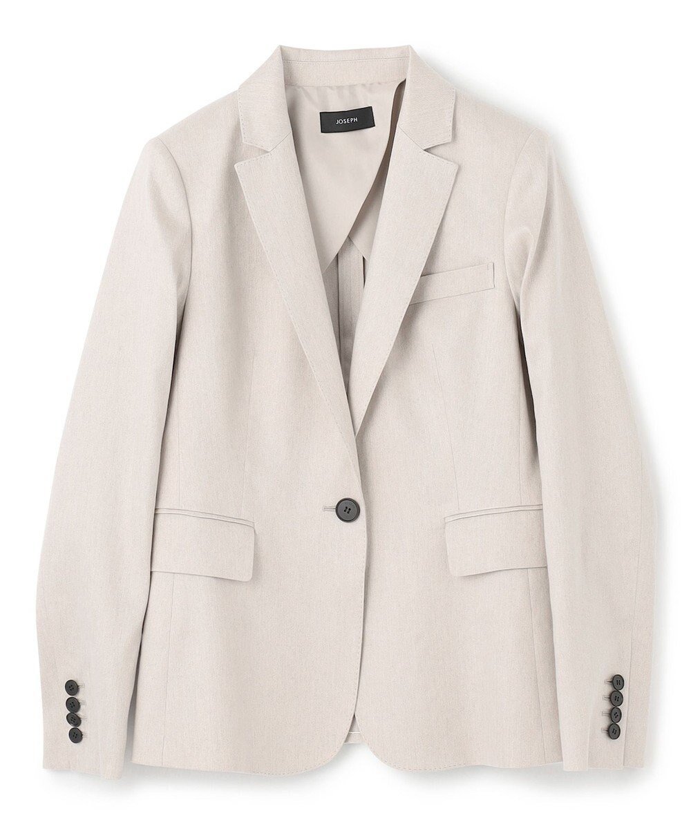 【ジョゼフ/JOSEPH】のグロウリネンストレッチ ジャケット インテリア・キッズ・メンズ・レディースファッション・服の通販 founy(ファニー) ファッション Fashion レディースファッション Fashion for Women アウター Coat / Outerwear Collection レディースジャケット・軽アウター Jackets アウトレット Outlet / Clearance ジャケット Jacket, Outerwear ストレッチ Stretch, Stretchy Fabric スペシャル Special, Limited Edition スリム Slim, Slim Fit セットアップ Set-Up, Coordinated Outfit バランス Balance, Style Balance フィット Fit, Slim Fit ベーシック Basic, Essential リネン Linen, Linen Fabric エレガント 上品 Elegant 夏 Summer 春 Spring S/S・春夏 SS, Spring/Summer, Warm Season Linen|ID: prp329100004789644 ipo3291000000034757378
