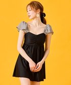 【三愛水着楽園/San-ai Resort】のAライン水着 9M【San-ai Resort(サンアイリゾート)】 人気、トレンドファッション・服の通販 founy(ファニー) ファッション Fashion レディースファッション Fashion for Women 水着 Swimwear レディース水着・ビーチウェア Swimwear & Beachwear ギンガム Gingham, Gingham Fabric シフォン Chiffon, Lightweight Fabric ショーツ Shorts, Short Pants スタンダード Standard, Basic フリル Frill, Ruffle リボン Ribbon, Bow リラックス Relax, Relaxed Fit ワイヤー Wire, Wired Bra 夏 Summer S/S・春夏 SS, Spring/Summer, Warm Season 水着 Swimsuit, Swimwear A/W・秋冬 Autumn/Winter thumbnail ブラック×ギンガム|ID: prp329100004789658 ipo3291000000034757567