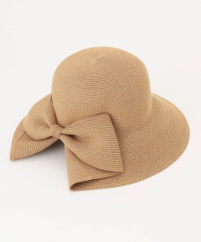 【ハッシュニュアンス/#Newans】の【UVカット/洗える/折り畳み可能】ビッグリボンストローハット インテリア・キッズ・メンズ・レディースファッション・服の通販 founy(ファニー) https://founy.com/ ファッション Fashion レディースファッション Fashion for Women キャップ&ハット Hats & Caps シンプル Simple, Minimal スリット Slit, Slit Detail フロント Front, Front Design リアル Real, Realistic リボン Ribbon, Bow 帽子 Hat, Headwear 楽ちん Easy Fit, Comfortable 洗える Machine Washable |ID: prp329100004789663 ipo3291000000035573768