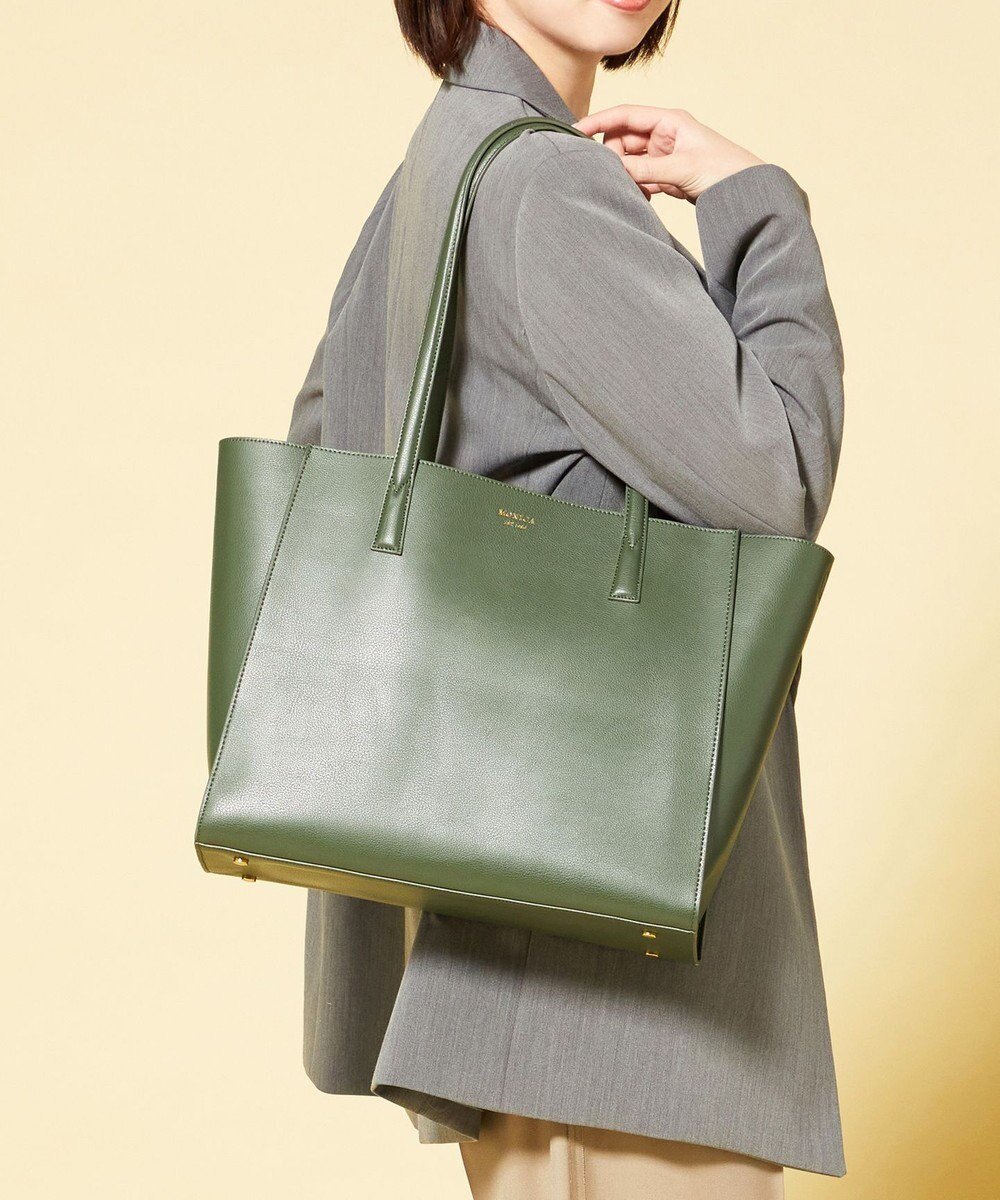 【ラ バガジェリー/LA BAGAGERIE】の【MONICA】デイリートートバッグ インテリア・キッズ・メンズ・レディースファッション・服の通販 founy(ファニー) ファッション Fashion レディースファッション Fashion for Women バッグ Bags 軽量 Lightweight, Ultra Light スマート Smart, Elegant ポケット Pocket, Pocket Detail エレガント 上品 Elegant ビジネス 仕事 通勤 Business / Work / Commuting ダークグリーン|ID: prp329100004789672 ipo3291000000034757797