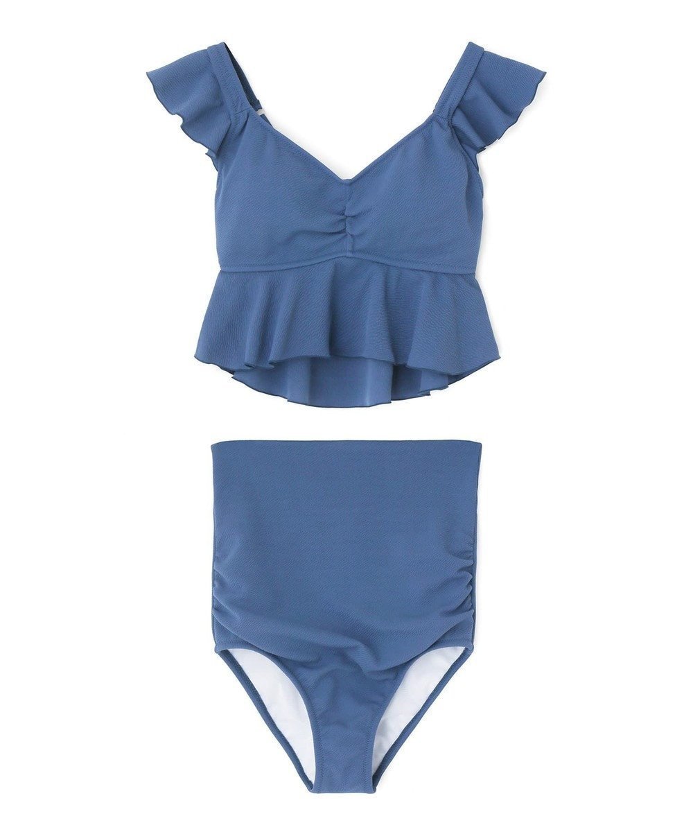 【三愛水着楽園/San-ai Resort】の【ナチュラルシェイプスイム ライト】ノンワイヤービキニ 9M・11L 【San-ai Resort(サンアイリゾート)】 インテリア・キッズ・メンズ・レディースファッション・服の通販 founy(ファニー) ファッション Fashion レディースファッション Fashion for Women 水着 Swimwear レディース水着・ビーチウェア Swimwear & Beachwear おすすめ Recommended / Our Picks アンダー Underwear Essentials セパレート Separate, Two-Piece デコルテ Décolleté, Neckline トレンド Trend, Trending Now バランス Balance, Style Balance ビキニ Bikini, Two-Piece Swimsuit フリル Frill, Ruffle ポケット Pocket, Pocket Detail ラップ Wrap, Wrap Design ワイヤー Wire, Wired Bra 夏 Summer S/S・春夏 SS, Spring/Summer, Warm Season 水着 Swimsuit, Swimwear A/W・秋冬 Autumn/Winter ブルー|ID: prp329100004789674 ipo3291000000034757830