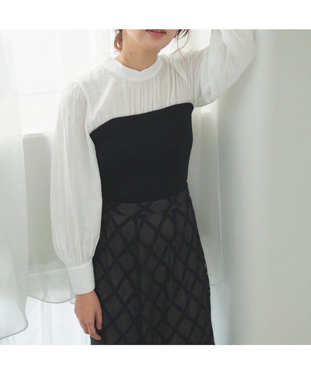 【フェルゥ/Feroux】の【洗える】ビスチェドッキングニット プルオーバー 人気、トレンドファッション・服の通販 founy(ファニー) ファッション Fashion レディースファッション Fashion for Women トップス・カットソー Cut & Sew Tops ニット Knit Tops & Sweaters カジュアルプルオーバー・ニットトップス Pullovers & Knit Tops / Casual Pullovers ビスチェ Bustiers & Corset Tops / Layered Bustier Style おすすめ Recommended / Our Picks シンプル Simple, Minimal セーター Sweater, Knitwear トレンド Trend, Trending Now ドッキング Docking, Mixed Material フェミニン Feminine, Girly 洗える Machine Washable A/W・秋冬 Autumn/Winter other-1|ID: prp329100004789681 ipo3291000000034757997