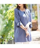 【ティアクラッセ/Tiaclasse】の【洗える】リボン付きタックスリーブチュニック 人気、トレンドファッション・服の通販 founy(ファニー) ファッション Fashion レディースファッション Fashion for Women トップス・カットソー Cut & Sew Tops シャツ・ブラウス・オフィスカジュアル Elegant Blouses & Button-Ups ウォッシャブル Machine Washable 春 Spring 洗える Machine Washable 秋 Autumn カーディガン Cardigan, Knitwear スリーブ Sleeve, Long Sleeve / Short Sleeve チュニック Tunic, Long Top 長袖 Long Sleeve, Full Sleeve フェミニン Feminine, Girly フレア Flare, Flared ベーシック Basic, Essential ポケット Pocket, Pocket Detail 無地 Plain, Solid Color ラウンド Round, Round Neck リボン Ribbon, Bow ロング Long, Long-Length 冬 Winter / This Winter S/S・春夏 SS, Spring/Summer, Warm Season 再入荷 Restock / Back in Stock 夏 Summer 新作・新入荷 New Arrivals / New In thumbnail ブルー|ID: prp329100004789687 ipo3291000000034758181