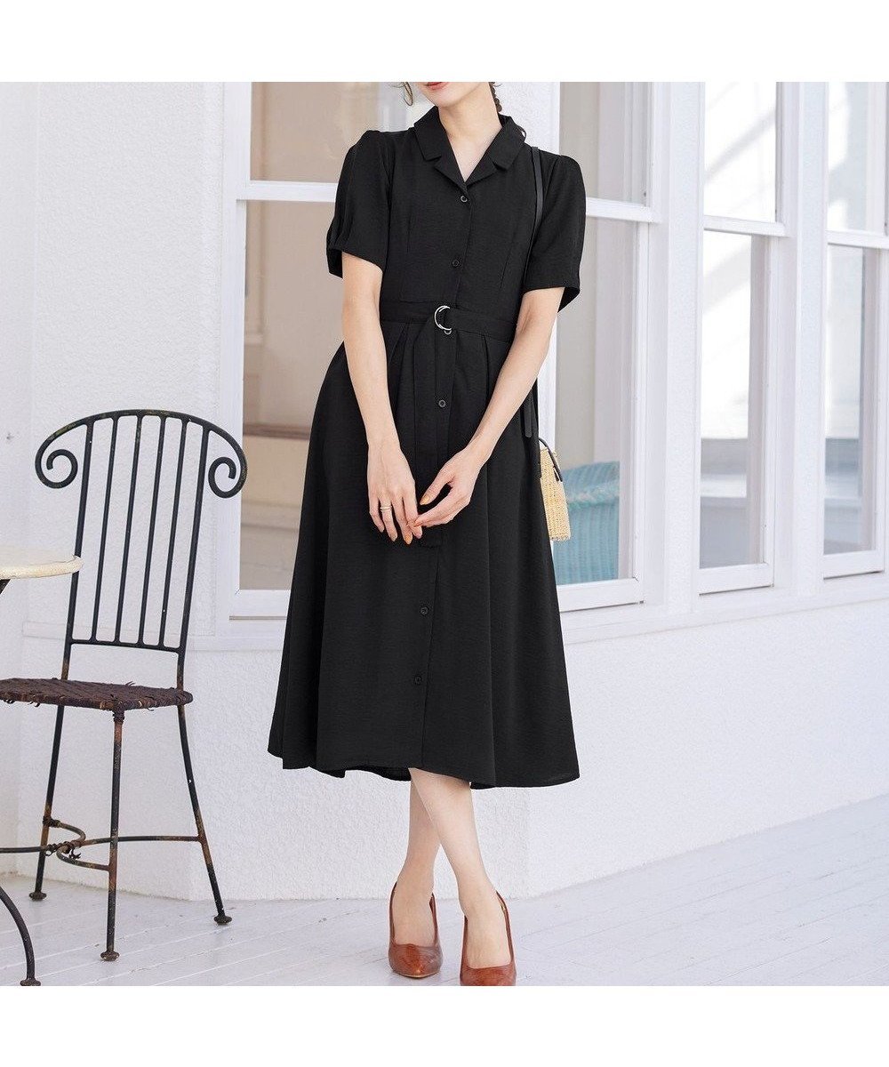 【ティアクラッセ/Tiaclasse】の【洗える】開襟シャツワンピース インテリア・キッズ・メンズ・レディースファッション・服の通販 founy(ファニー) ファッション Fashion レディースファッション Fashion for Women ワンピース Dresses シャツワンピース / 1枚で着映えコーデ Shirt Dresses 春 Spring 洗える Machine Washable 秋 Autumn スリーブ Sleeve, Long Sleeve / Short Sleeve チェック Check, Plaid, Tartan チュニック Tunic, Long Top フェミニン Feminine, Girly フレア Flare, Flared ポケット Pocket, Pocket Detail 半袖 Short Sleeve, Half Sleeve マキシ Maxi, Full Length 無地 Plain, Solid Color リゾート Resort, Vacation Style S/S・春夏 SS, Spring/Summer, Warm Season 再入荷 Restock / Back in Stock 夏 Summer 旅行 Travel 新作・新入荷 New Arrivals / New In ブラック|ID: prp329100004789689 ipo3291000000034758260