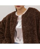 【アメリカンホリック/AMERICAN HOLIC】のノーカラーフェイクファーコート Brown|ID: prp329100004791559 ipo3291000000034767605