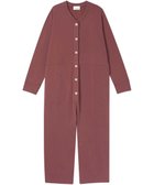 【ウンナナクール/une nana cool】の【綿混】裏起毛オールインワンパジャマ ワイン|ID: prp329100004791571 ipo3291000000034767645