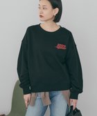 【アメリカンホリック/AMERICAN HOLIC】のワンポイントサガラ刺繍裏毛プルオーバー Black|ID: prp329100004791572 ipo3291000000035409632