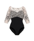 【チャコット/Chacott】の【Nela ライン】6分袖レオタード ブラック|ID: prp329100004791577 ipo3291000000034767668