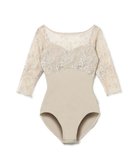 【チャコット/Chacott】の【Nela ライン】6分袖レオタード エバーグリーン|ID: prp329100004791577 ipo3291000000034767669