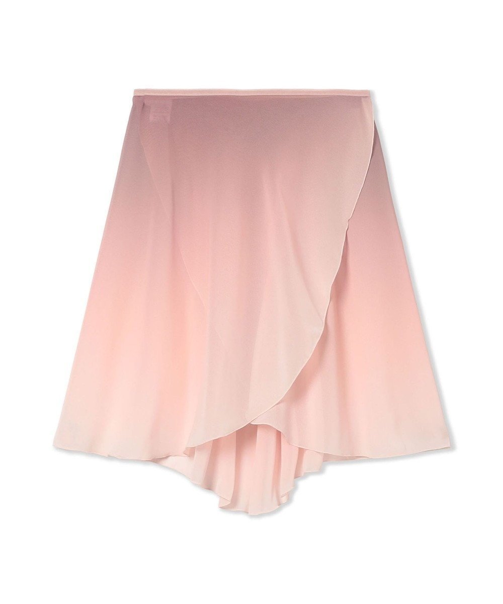 【チャコット/Chacott】の【Nela ライン】巻きスカート インテリア・キッズ・メンズ・レディースファッション・服の通販 founy(ファニー) 　ファッション　Fashion　レディースファッション　Fashion for Women　スカート　Skirts　カッティング　Cutting Detail　クール　Cool, Chic　グラデーション　Gradient, Ombre　シフォン　Chiffon, Lightweight Fabric　シンプル　Simple, Minimal　フェミニン　Feminine, Girly　フレア　Flare, Flared　モダン　Modern, Contemporary　ピンクグラデーション|ID: prp329100004791583 ipo3291000000034767693