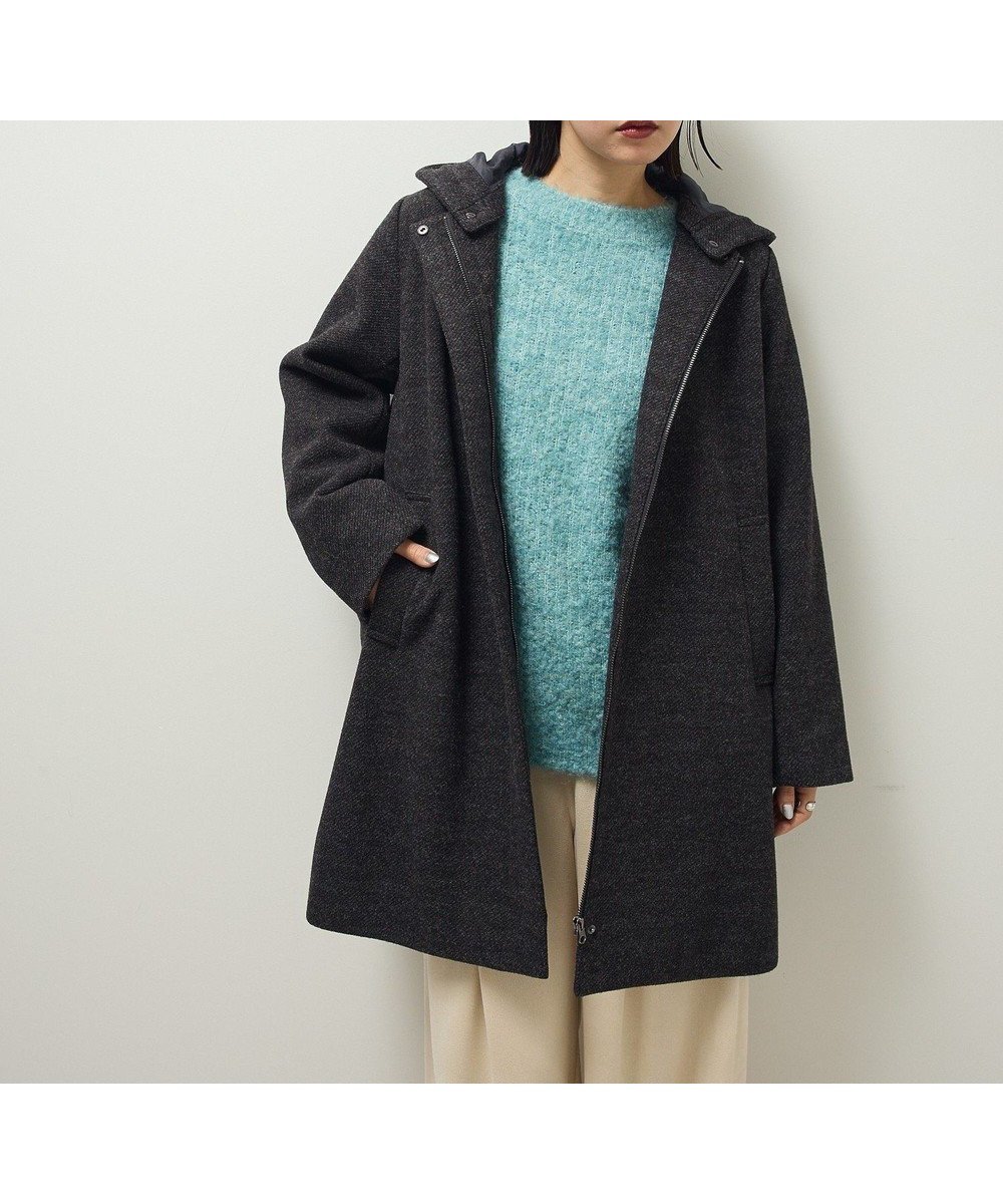 【グリーンパークス/Green Parks】の2wayフード取り外しAラインコート インテリア・キッズ・メンズ・レディースファッション・服の通販 founy(ファニー) ファッション Fashion レディースファッション Fashion for Women アウター Coat / Outerwear Collection コート・ロングコート・ピーコート Long Coats, Peacoats & More レディースジャケット・軽アウター Jackets Aラインコート A-Line Coats おすすめ Recommended / Our Picks ジャケット Jacket, Outerwear フロント Front, Front Design ボトム Bottoms, Lower Wear ポケット Pocket, Pocket Detail ミドル Middle Length, Mid Height A/W・秋冬 Autumn/Winter Charcoal Gray|ID: prp329100004791610 ipo3291000000034767755