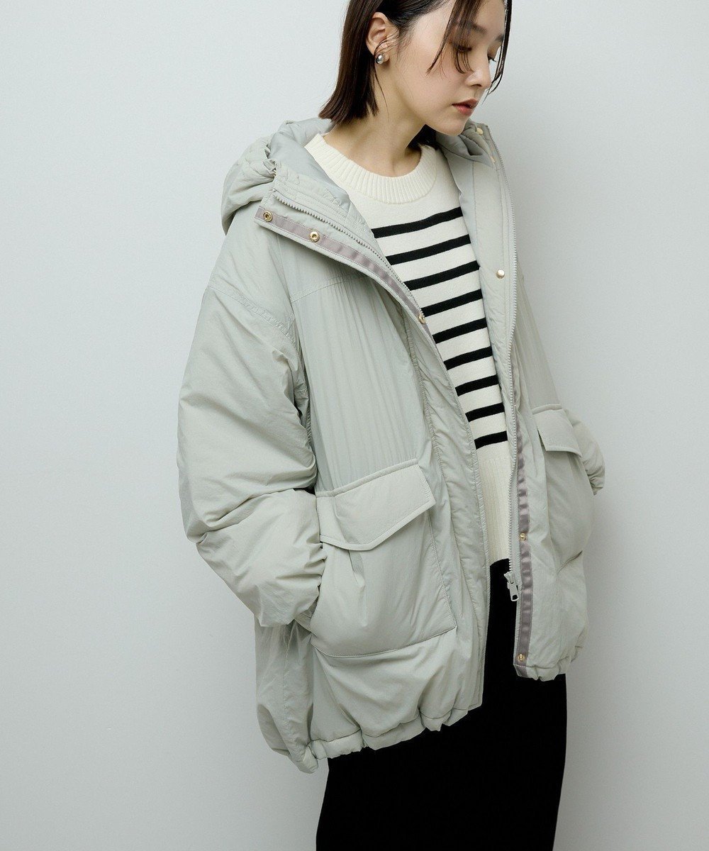 【グリーンパークス/Green Parks】のフーディ中綿コート インテリア・キッズ・メンズ・レディースファッション・服の通販 founy(ファニー) 　ファッション　Fashion　レディースファッション　Fashion for Women　アウター　Coat / Outerwear Collection　コート・ロングコート・ピーコート　Long Coats, Peacoats & More　レディースジャケット・軽アウター　Jackets　おすすめ　Recommended / Our Picks　ジャケット　Jacket, Outerwear　バランス　Balance, Style Balance　ポケット　Pocket, Pocket Detail　冬　Winter / This Winter　A/W・秋冬　Autumn/Winter　Olive|ID: prp329100004791611 ipo3291000000035608530