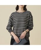 【自由区/JIYU-KU】のコットンポリミドルゲージボーダー ニット グレー×イエロー|ID: prp329100004791613 ipo3291000000034767768