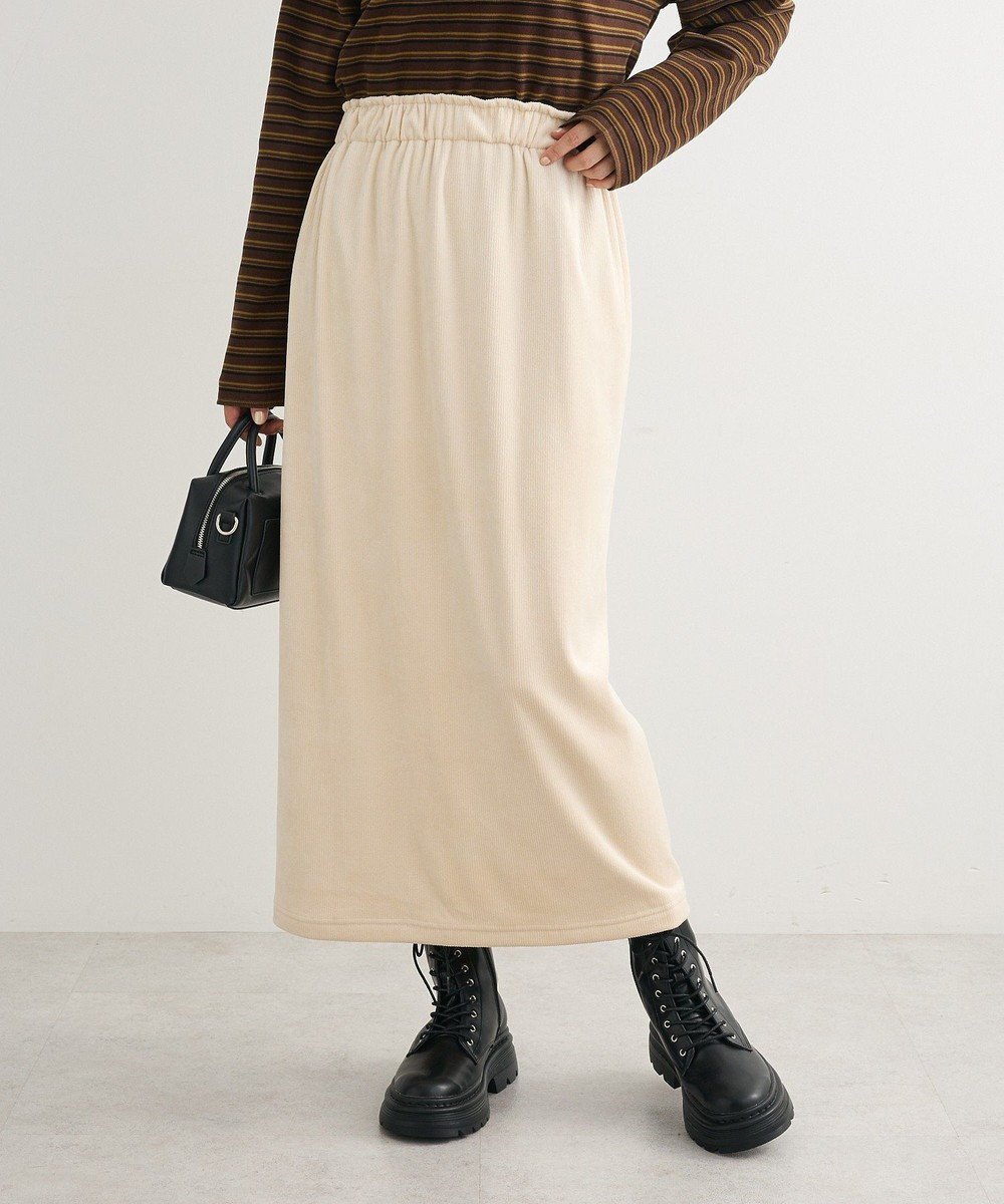 【グリーンパークス/Green Parks】のぽかぽか裏起毛ベロアIラインスカート 人気、トレンドファッション・服の通販 founy(ファニー) ファッション Fashion レディースファッション Fashion for Women スカート Skirts おすすめ Recommended / Our Picks イエロー Yellow ストレッチ Stretch, Stretchy Fabric ベロア Velour, Soft Velvet ベーシック Basic, Essential ポケット Pocket, Pocket Detail リラックス Relax, Relaxed Fit A/W・秋冬 Autumn/Winter other-1|ID: prp329100004791615 ipo3291000000035630313