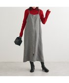 【グリーンパークス/Green Parks】のフロントZIPツイードキャミワンピース Gray|ID: prp329100004791617 ipo3291000000034767782